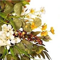 Northlight 24in Pumpkin Berry Twig Unlit Wreath