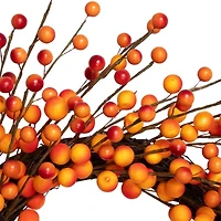 Northlight 14in Berry Twig Unlit Wreath