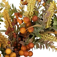 Northlight 24in Mixed Foliage Unlit Wreath