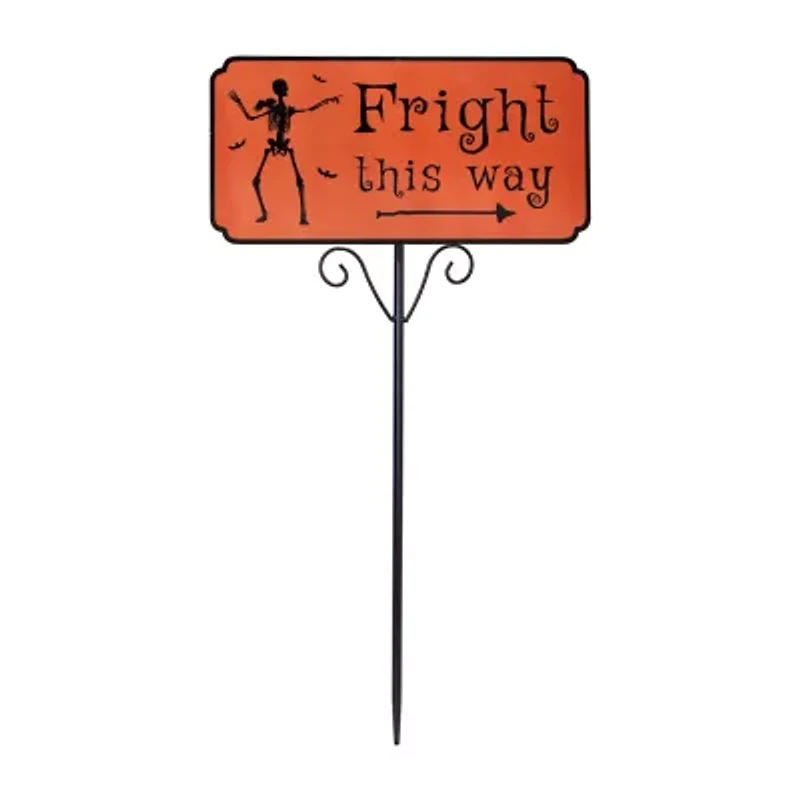 Northlight 27.5in Fright This Way Halloween Yard Art