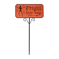 Northlight 27.5in Fright This Way Halloween Yard Art