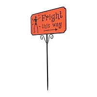 Northlight 27.5in Fright This Way Halloween Yard Art