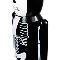 Northlight 14in Black And White Skeleton Wood Nutcracker