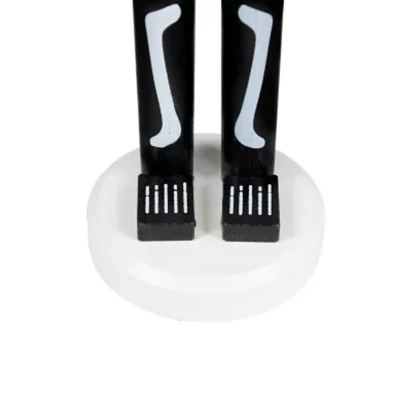 Northlight 14in Black And White Skeleton Wood Nutcracker