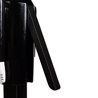 Northlight 14in Black And White Skeleton Wood Nutcracker