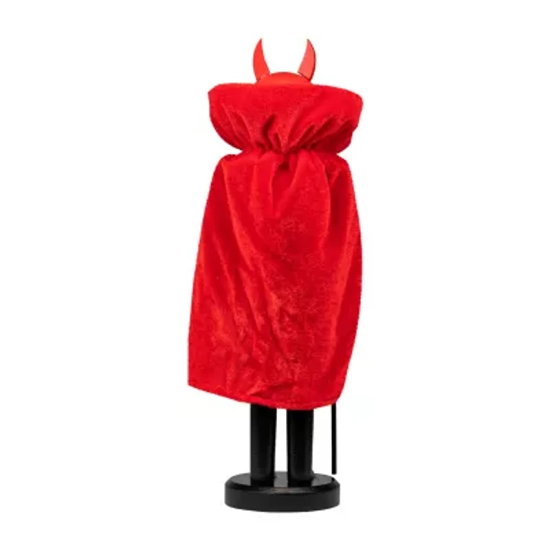 Northlight 14in Red Andblack Devil Holding Pitch Fork Halloween Tabletop Decor