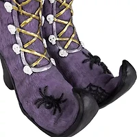 Northlight 15in Purple Witch'S Boots Halloween Tabletop Decor