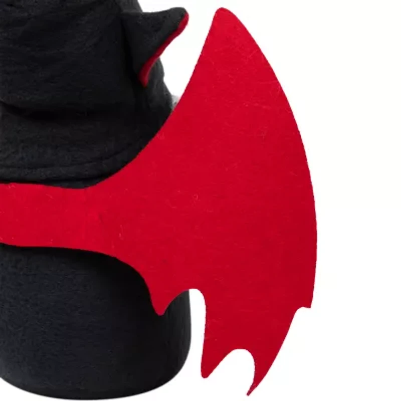 Northlight Black/Red Halloween Girl Gnome 17in Halloween Gnome
