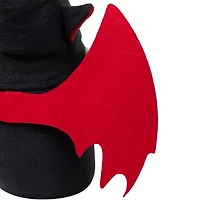 Northlight Black/Red Halloween Girl Gnome 17in Halloween Gnome