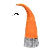 Northlight 19.75in Orange And Gray Boo Standing Halloween Gnome