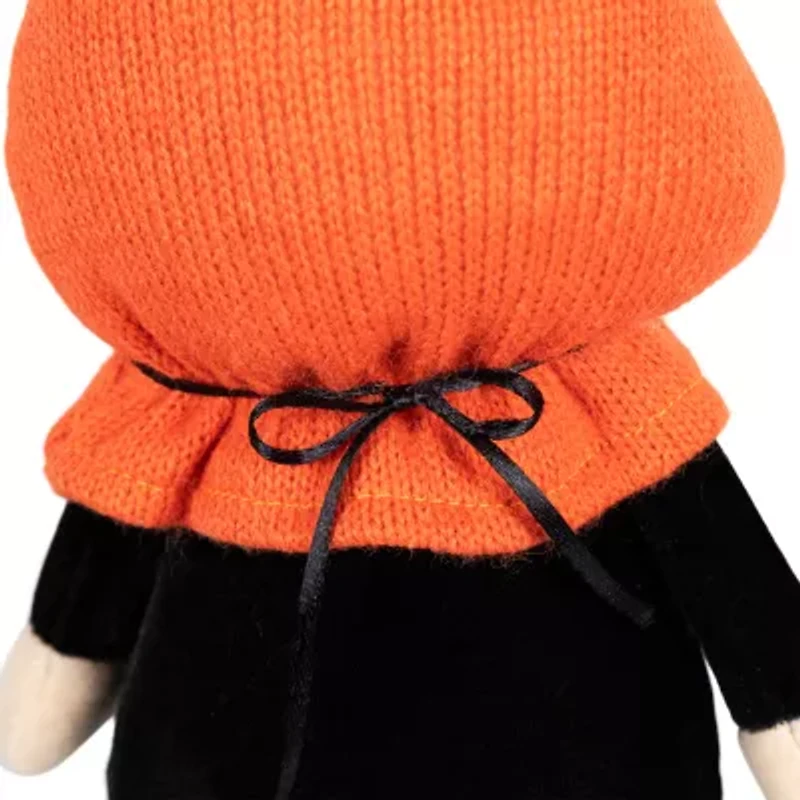 Northlight 22in Orange And Black Halloween Gnome