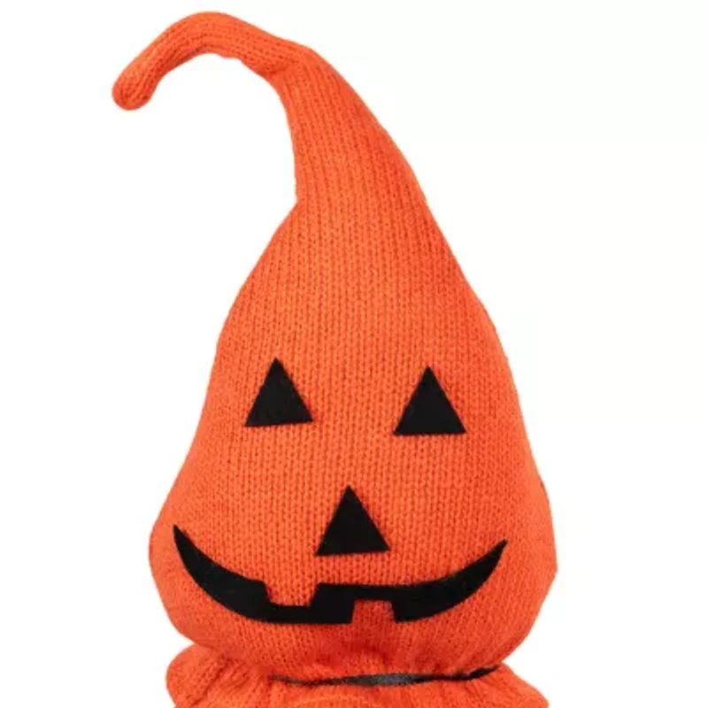 Northlight 22in Orange And Black Halloween Gnome