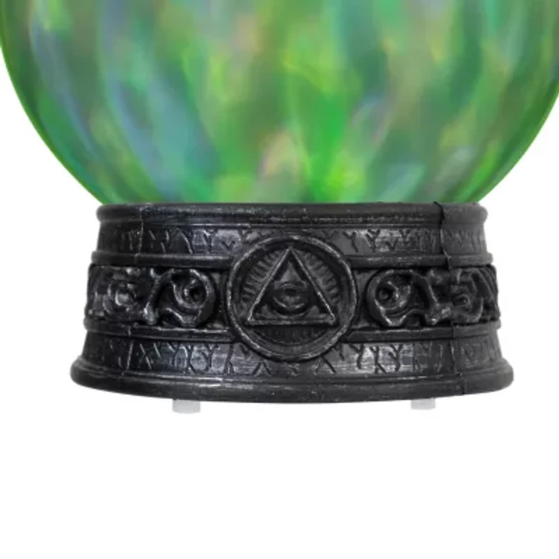 Northlight 8in Led Mystical Crystal Ball Lighted Halloween Tabletop Decor
