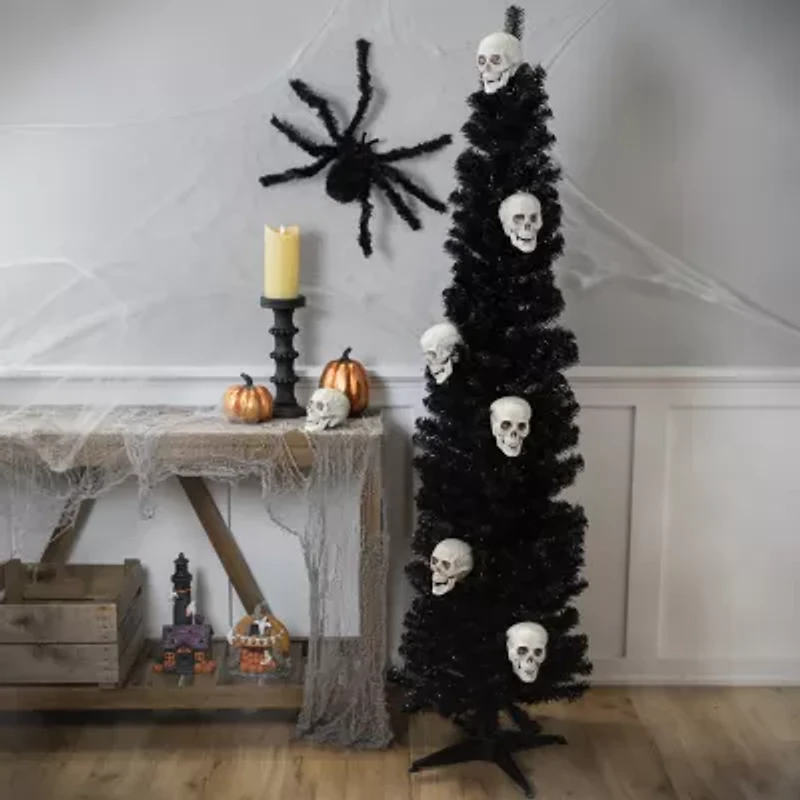 Northlight Skeleton Skulls 6-pc. Halloween Tabletop Decor