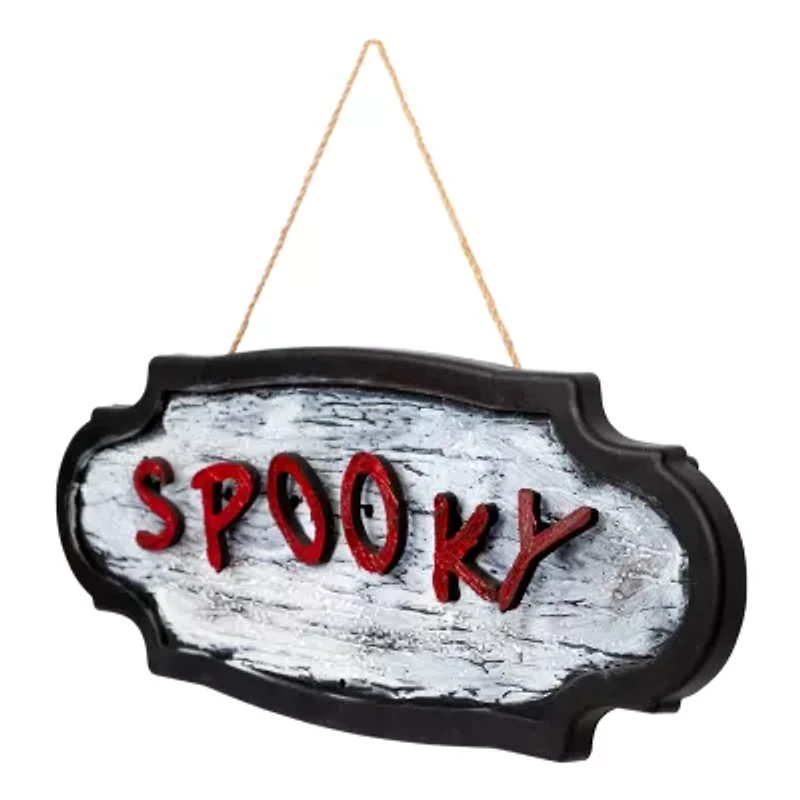 Northlight 20.5in Animated Spooky Wall Sign