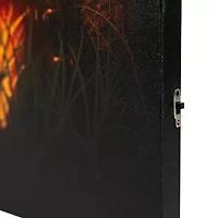 Northlight Led Jack-O-Lanterns In Cemetery Canvas Art