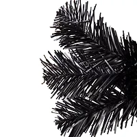 Northlight 24in Pre-Lit Black Noble Spruce Wreath