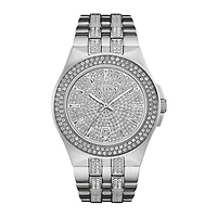 Bulova Phantom Mens Silver Tone Stainless Steel Bracelet Watch 96b235