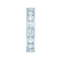 3 CT.T.W. Natural Diamond 14K White Gold Eternity Band