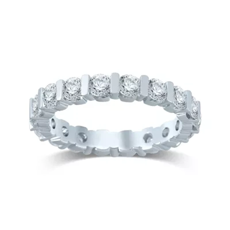 CT.T.W. Natural Diamond 14K White Gold Eternity Band