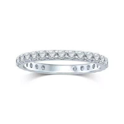 CT.T.W. Natural Diamond 14K White Gold Eternity Band