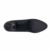 Easy Street Fabulous Womens Round Cone Heel Pumps