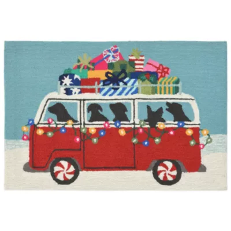 Liora Manne Frontporch Happy Howlidays Indoor/Outdoor Rug