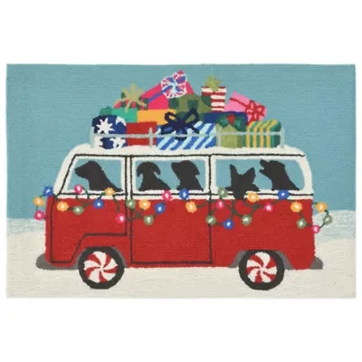 Liora Manne Frontporch Happy Howlidays Indoor/Outdoor Rug