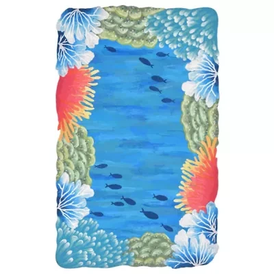 Liora Manne Visions IV Reef Border Indoor/Outdoor Rug