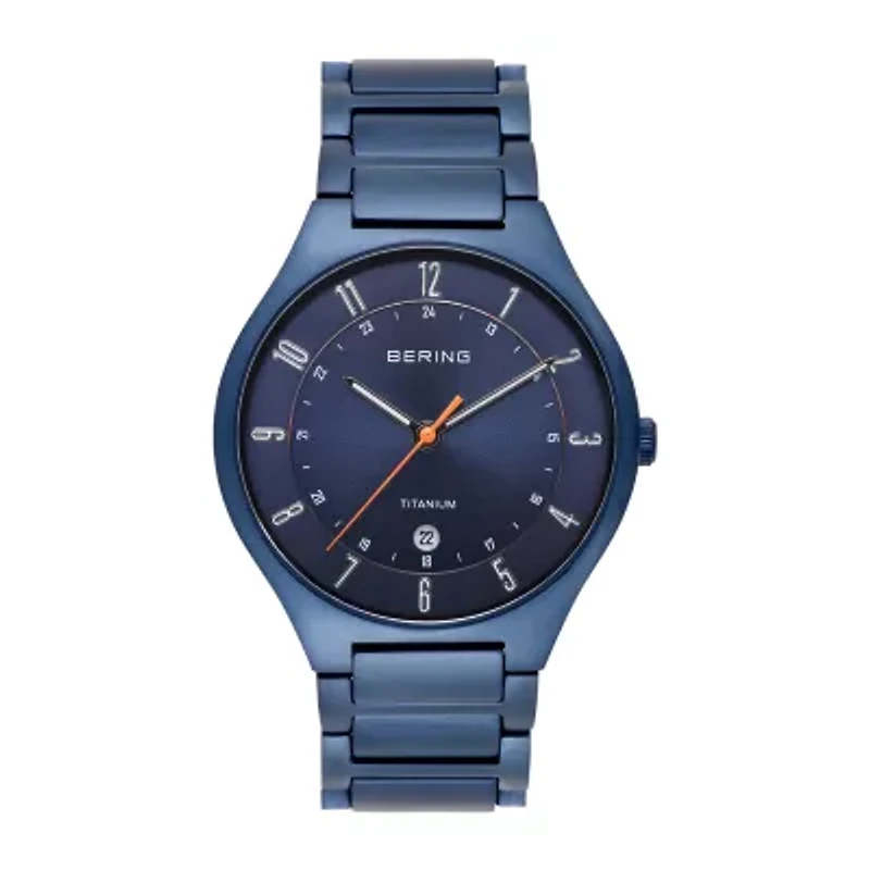 Bering Mens Blue Bracelet Watch 11739-797