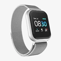 Air 3 Smart Watch Heart Rate Silver Mesh Strap 44mm  500008S-4-51-B28