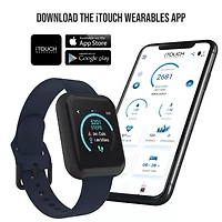 Air 3 Smart Watch Heart Rate Silver Mesh Strap 44mm  500008S-4-51-B28