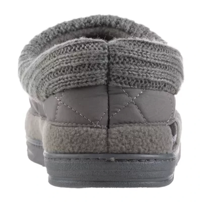 Isotoner Mens Memory Foam Bootie Slippers