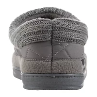 Isotoner Mens Memory Foam Bootie Slippers
