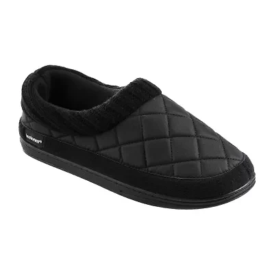 Isotoner Mens Memory Foam Bootie Slippers