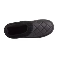 Isotoner Mens Memory Foam Bootie Slippers
