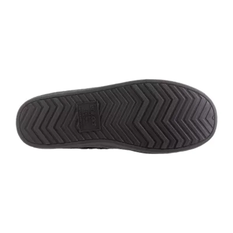 Isotoner Mens Memory Foam Bootie Slippers