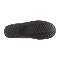Isotoner Mens Memory Foam Bootie Slippers