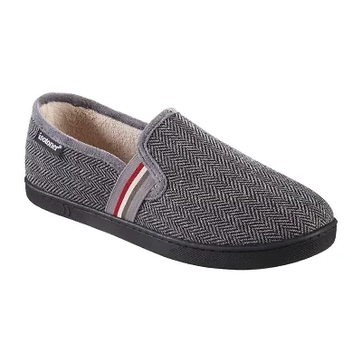 Isotoner Mens Memory Foam Slip-On Slippers