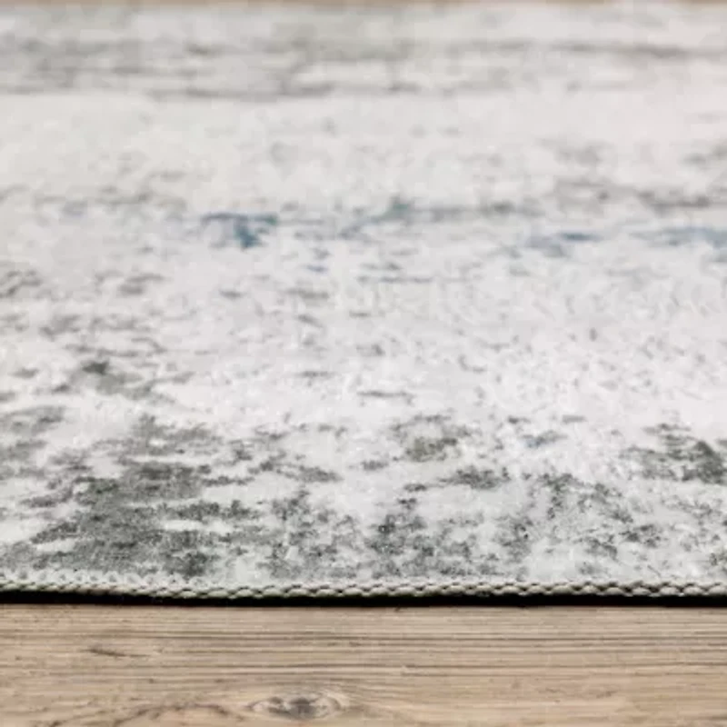 Covington Home Mirabelle Marbled Abstract Washable Indoor Rectangular Area Rug