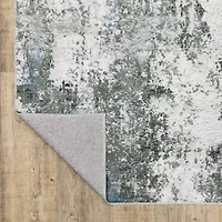 Covington Home Mirabelle Marbled Abstract Washable 2'X8' Indoor Rectangular Runner