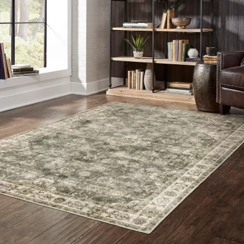 Covington Home Mirabelle Faded Oriental Washable Indoor Rectangular Area Rug