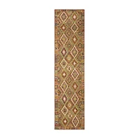 Covington Home Mirabelle Tribal Inspirations Geometric Washable 2'X8' Indoor Rectangular Runner