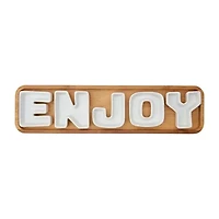Mesa Mia 6-pc. 'Enjoy' Puzzle Platter