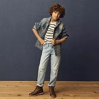 Thereabouts Little & Big Kid Boys Denim Hooded Midweight Trucker Jacket