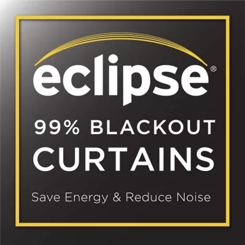 Eclipse Aldera Grommet Top Blackout Set of 2 Curtain Panel