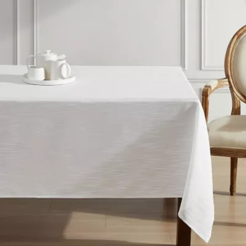 Laura Ashley Arabesque White Tablecloth