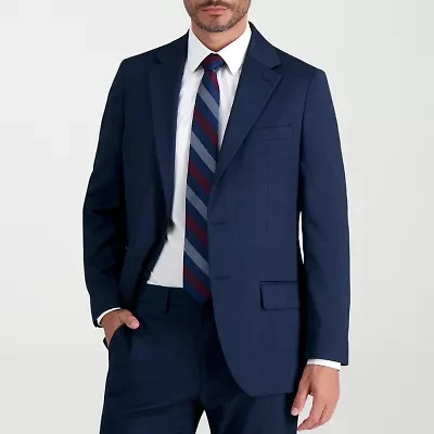 Haggar JMH Tailored Prominent Twill Mens Stretch Fabric Modern Fit Suit Jacket