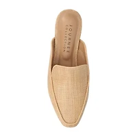 Journee Collection Akza Womens Square Mules