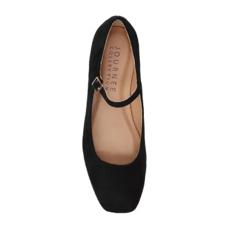 Journee Collection Carrie Womens Square Mary Jane Shoes